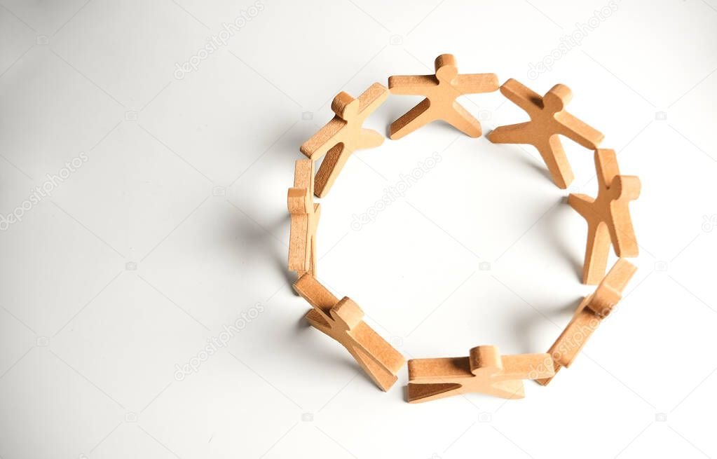 Diskussionsrunde mit Teilnehmenden